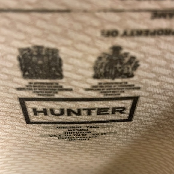 Hunter boots. Women 8. Blue - Picture 5 of 5